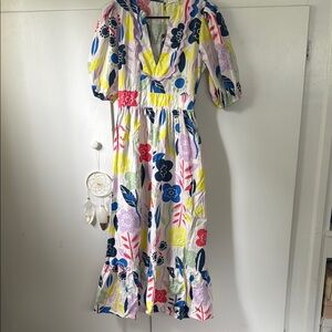 Karlie Floral Maxi Dress - Multicolor